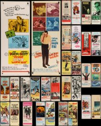 5a300 LOT OF 31 MOSTLY UNFOLDED INSERTS '50s-60s great images from a variety of different movies!