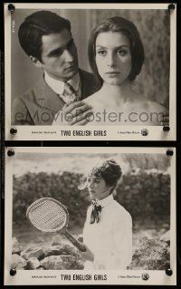 5d991 TWO ENGLISH GIRLS 2 8x10 stills '72 Francois Truffaut directed, Jean-Pierre Leaud!