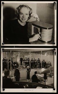 5d994 WAKE UP & LIVE 2 8x10 stills '37 both wonderful portraits with Alice Faye, Irving Berlin!