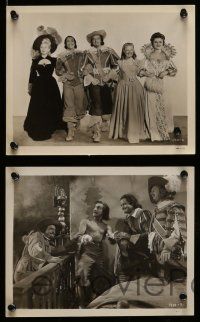 5d552 THREE MUSKETEERS 8 8x10 stills '48 Lana Turner, Gene Kelly, Price, Heflin, Allyson, Lansbury