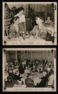 5d454 TITANIC 9 8x10 stills '53 cool images of Audrey Dalton & Barbara Stanwyck, Ritter!