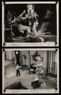 5d611 TOBOR THE GREAT 7 8x10 stills '54 w/some great images of man-made funky robot!