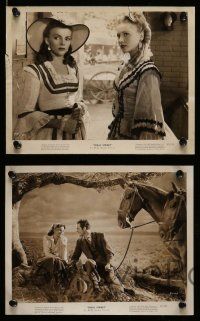 5d556 TRAIL STREET 8 8x10 stills '47 cowboy Robert Ryan w/ sexy Anne Jeffreys!