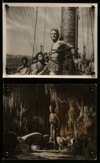 5d744 ULYSSES 5 from 7.5x10 to 8x10 stills '55 best close up of barechested Kirk Douglas!