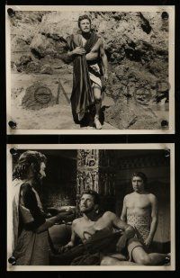 5d684 ULYSSES 6 Italian 7.25x9.5 stills '55 Kirk Douglas & sexy Silvana Mangano!