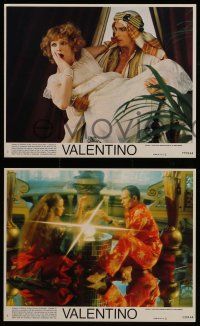 5d088 VALENTINO 4 8x10 mini LCs '77 Rudolph Nureyev as the silent star, Michelle Phillips!