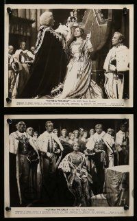 5d558 VICTORIA THE GREAT 8 8x10 stills '37 Anna Neagle as the Queen & Walbrook as Prince Albert!