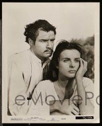 5d993 VIVA ZAPATA 2 8x10 stills '52 Mexican Marlon Brando & Jean Peters, John Steinbeck!