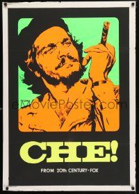 5f392 CHE Italian 1sh '69 rare different art of Omar Sharif as Guevara by Nistri!