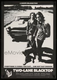 5f992 TWO-LANE BLACKTOP Japanese '72 different James Taylor, Warren Oates, Laurie Bird, soundtrack