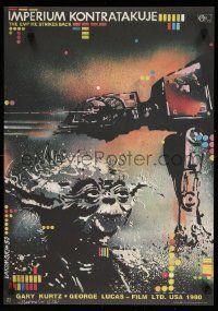 5f280 EMPIRE STRIKES BACK signed limited edition Polish 19x27 '15 by artist Lakomski, 12/50!