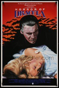 5t916 HORROR OF DRACULA 20x30 video poster R85 Hammer, cool vampire monster & sexy girl artwork!