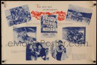 5t459 DRUMS ALONG THE MOHAWK set of 6 20x30 educational posters '39 history of movie, ultra rare!