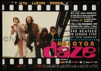 5t236 HALCYON DAZE 17x23 English museum/art exhibition '99 the Beatles, Paul, John, Ringo, George!