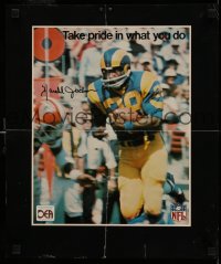 5t325 HAROLD JACKSON 15x18 special '70s great images of the football wide receiver, Rams!