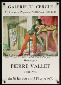 5t273 HOMMAGE A PIERRE VALLET 18x25 French museum/art exhibition '79 wonderful different artwork!