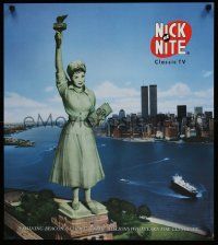 5t517 I LOVE LUCY tv poster R97 Nick at Night, Lucille Ball as Statue of Liberty!