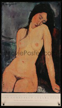 5t238 IMPRESSIONIST & POST-IMPRESSIONIST MASTERPIECES 23x40 museum/art exhibition '87 Modigliani!