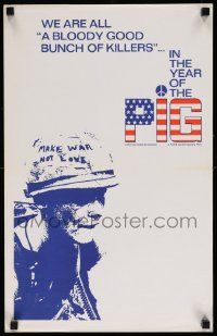 5t694 IN THE YEAR OF THE PIG 14x22 special '68 Emile de Antonio Vietnam war military documentary!