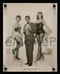 5x824 THOSE REDHEADS FROM SEATTLE 4 8x10 stills '53 Rhonda Fleming, Gene Barry, Moorehead!