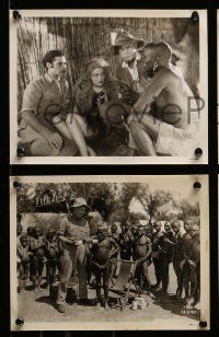 5x580 TRADER HORN 7 8x10 stills R50s W.S. Van Dyke, Edwina Booth, cool images of African warriors!