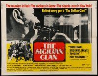 5z879 SICILIAN CLAN 1/2sh '70 Verneuil's Les Clan des Siciliens, Jean Gabin, Alain Delon!