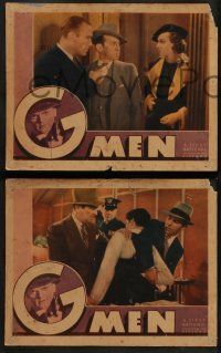 6c804 G-MEN 3 LCs '35 Robert Armstrong, Barton MacLane, Lloyd Nolan, James Cagney w/gun in border!