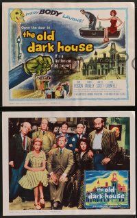 6c315 OLD DARK HOUSE 8 LCs '63 William Castle, Tom Poston, Robert Morley, Janette Scott!