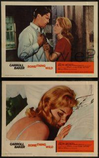 6c439 SOMETHING WILD 8 LCs '62 great images of sexy Carroll Baker & Ralph Meeker!