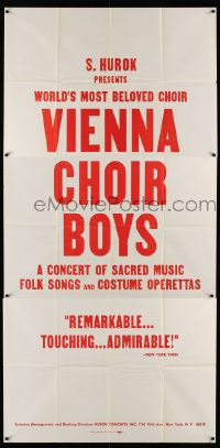 6f181 VIENNA BOYS CHOIR 3sh '40s a concert of sacred music, folk songs & costume operettas!