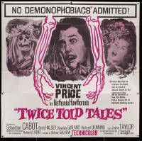 6f254 TWICE TOLD TALES 6sh '63 Vincent Price, Nathaniel Hawthorne, no demonophobiacs admitted!