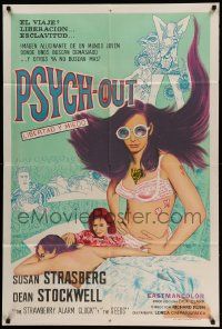 6f898 PSYCH-OUT Argentinean '68 AIP, psychedelic drugs, sexy pleasure lover Susan Strasberg!