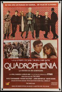 6f899 QUADROPHENIA Argentinean '79 great image of The Who & Sting, English rock & roll!