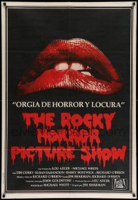 6f913 ROCKY HORROR PICTURE SHOW Argentinean '75 classic close up lips image, different set of jaws!