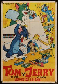 6f967 TOM & JERRY REYES DE LA RISA Argentinean '50s cool different violent cartoon artwork!