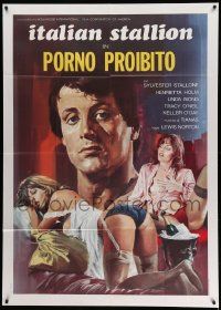 6f452 PARTY AT KITTY & STUD'S Italian 1p '80 top-billed Sylvester Stallone in sleazy sex movie!