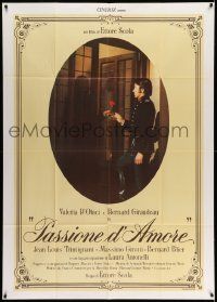 6f453 PASSIONE D'AMORE Italian 1p '81 romantic image of Bernard Giraudeau & Valerie D'Obici!