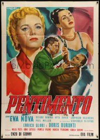 6f454 PENTIMENTO Italian 1p '54 art of Eva Nova, Cesare Danova & others by Angelo Cesselon!