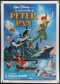 6f456 PETER PAN Italian 1p R87 Walt Disney animated cartoon fantasy classic!