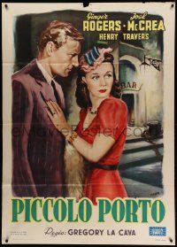 6f461 PRIMROSE PATH Italian 1p '49 great different Manno artwork of Ginger Rogers & Joel McCrea!