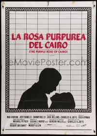 6f464 PURPLE ROSE OF CAIRO Italian 1p '85 Jeff Daniels steps out of movie into Mia Farrow's life!