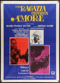 6f527 UNE FILLE NOMMEE AMOUR Italian 1p '69 Marie-France Boyer, Sergio Gobbi's A Girl Named Love!