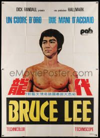 6f628 REAL BRUCE LEE Italian 2p '73 Hong Kong martial arts documentary that guarantees it is him!