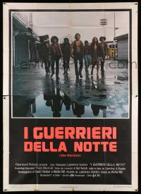 6f663 WARRIORS Italian 2p '79 Walter Hill, different image of the armies of the night!