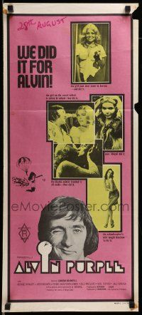 6k697 ALVIN PURPLE Aust daybill '73 Tim Burstall directed Australian sexploitation comedy!