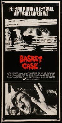 6k713 BASKET CASE Aust daybill '82 the tenant in room 7 is very small, very twisted & VERY mad!