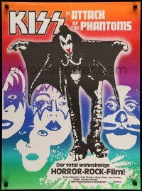 6k124 ATTACK OF THE PHANTOMS Swiss '78 cool image of KISS, Criss, Frehley, Simmons, Stanley!