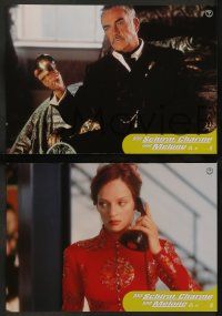 6k101 AVENGERS 7 German LCs '98 Ralph Fiennes, Sean Connery, sexy Uma Thurman as Emma Peel!