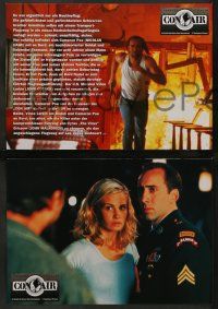 6k085 CON AIR 12 German LCs '97 Nicholas Cage, John Cusack, John Malkovich, Steve Buscemi!