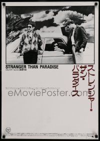 7j990 STRANGER THAN PARADISE Japanese '86 Jim Jarmusch, John Lurie, Eszter Balint in car!